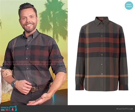 joel mchale burberry shirt|joel mchale.